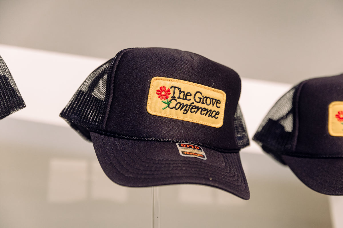 The Grove Conference Trucker Hat passion resources