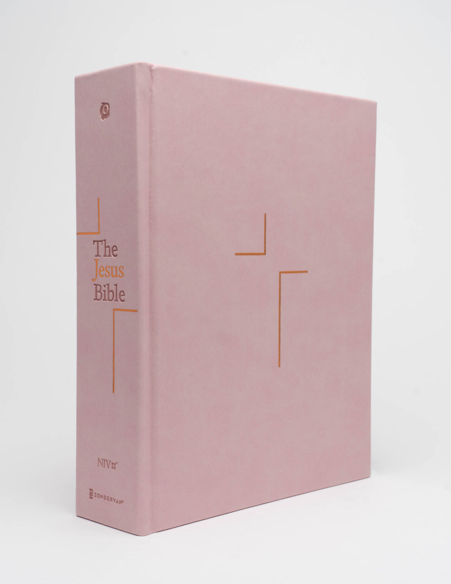 The Jesus Bible NIV Blush Leather passion resources
