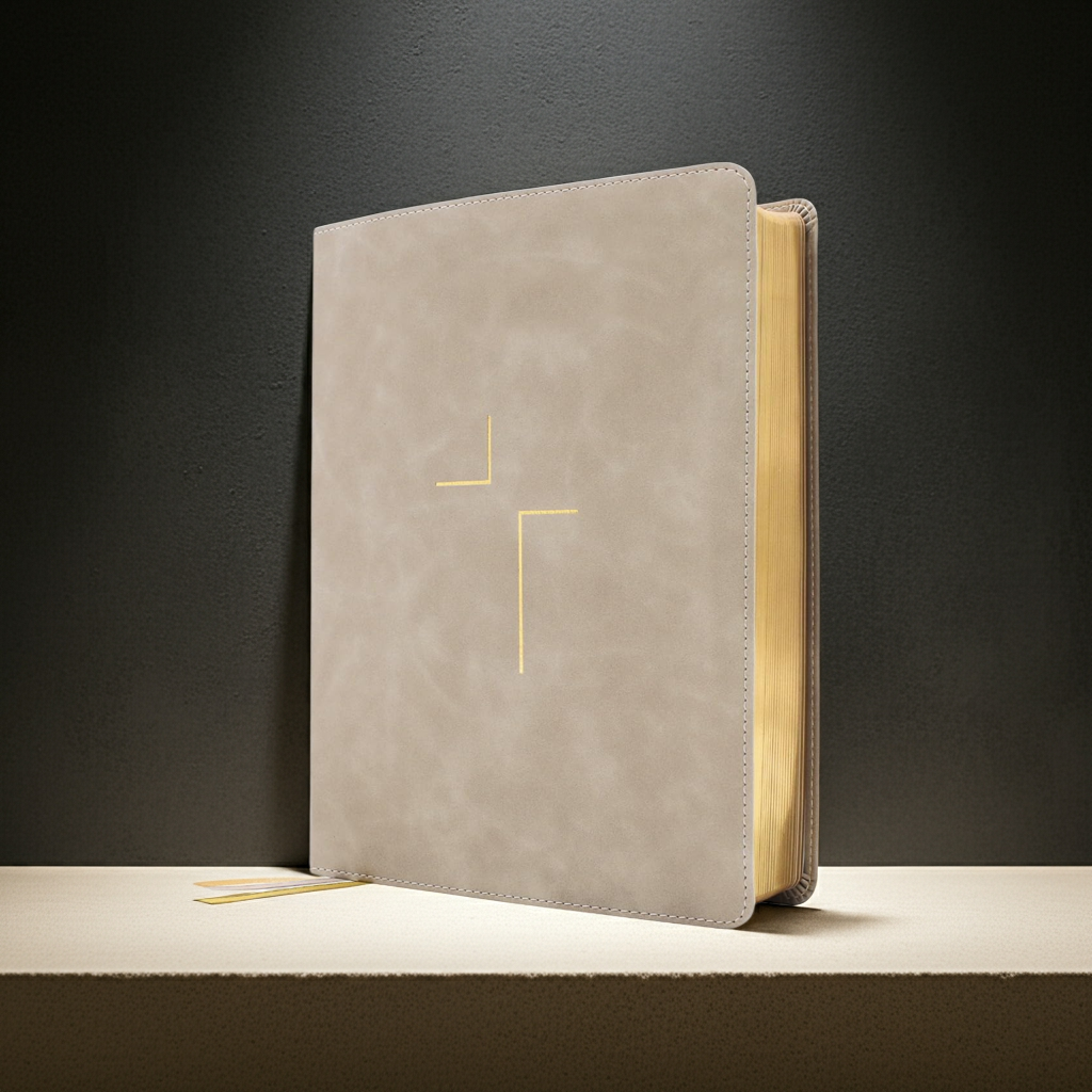 The Jesus Bible - NIV - Stone Leathersoft // Pre-Order