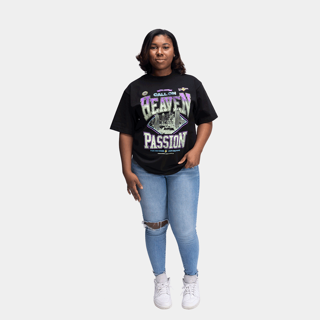 Call on Heaven Black City Tee - passion resources