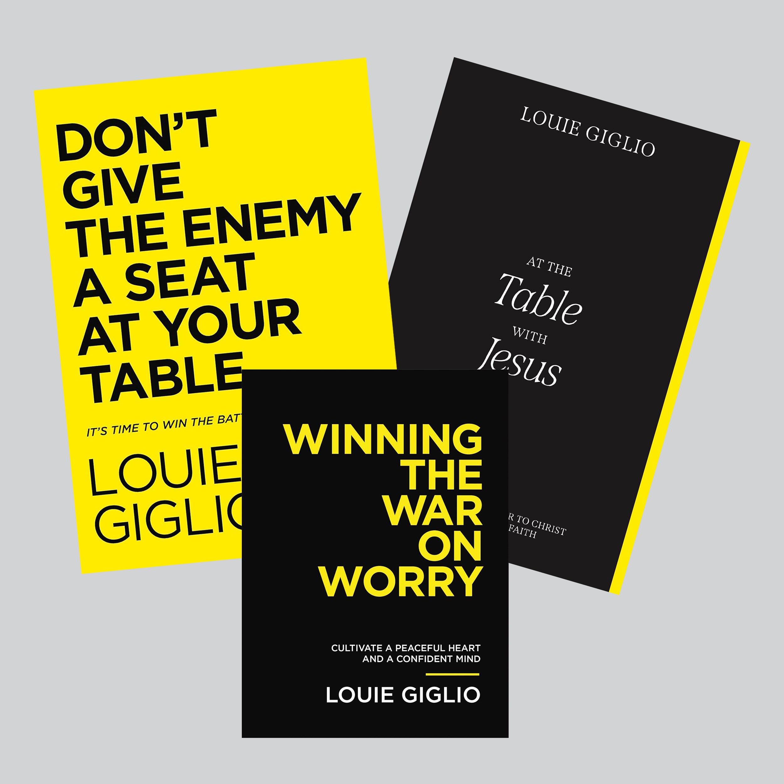  Don't Give the Enemy a Seat At Your Table + At The Table with Jesus + Winning the War on Worry - passion resources