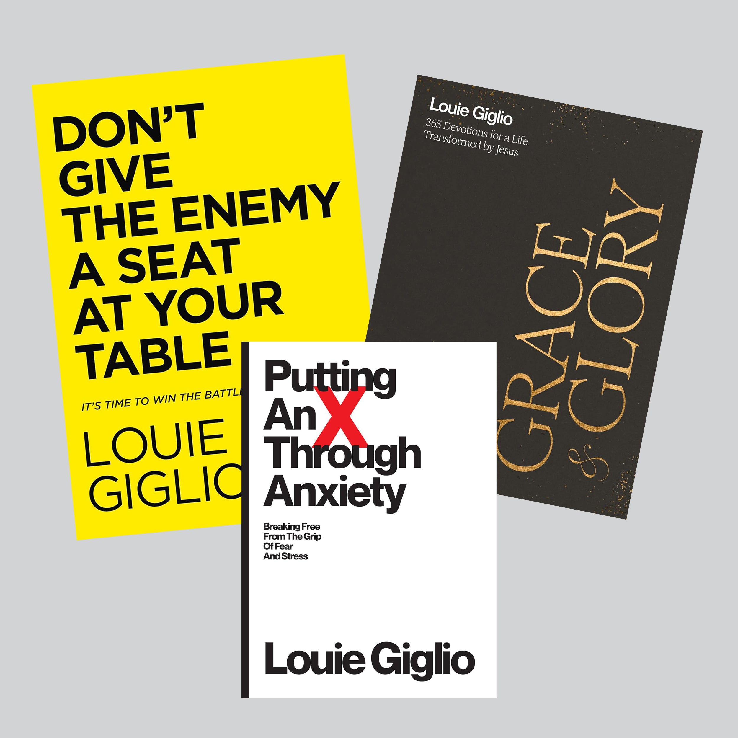  Don't Give the Enemy a Seat at Your Table + Grace & Glory + Putting an X Through Anxiety - passion resources