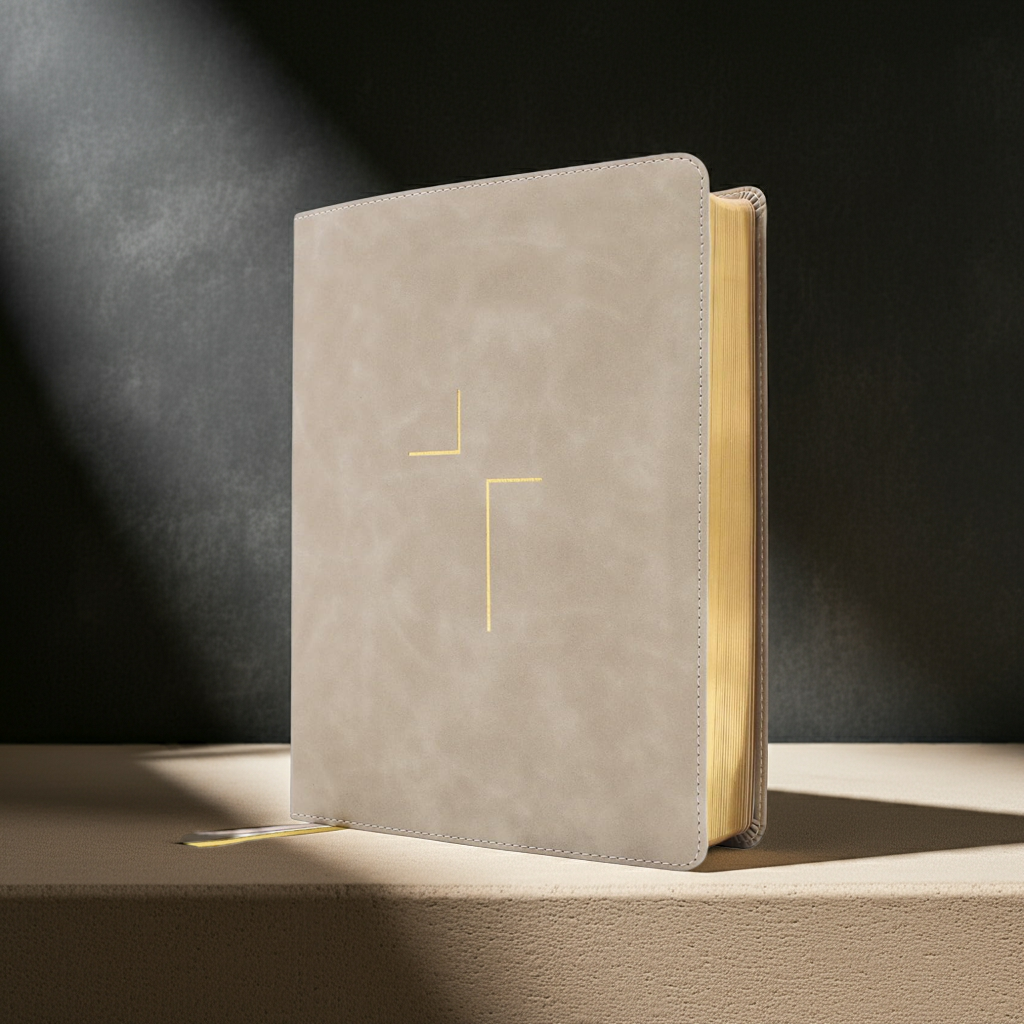 The Jesus Bible - ESV - Stone Leathersoft // Pre-Order
