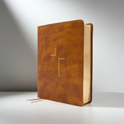The Jesus Bible - NIV - Tan Leathersoft // Pre-Order