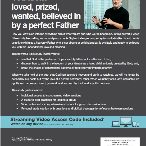 Seeing God as a Perfect Father - Bible Study Guide plus Streaming Video - passion resources