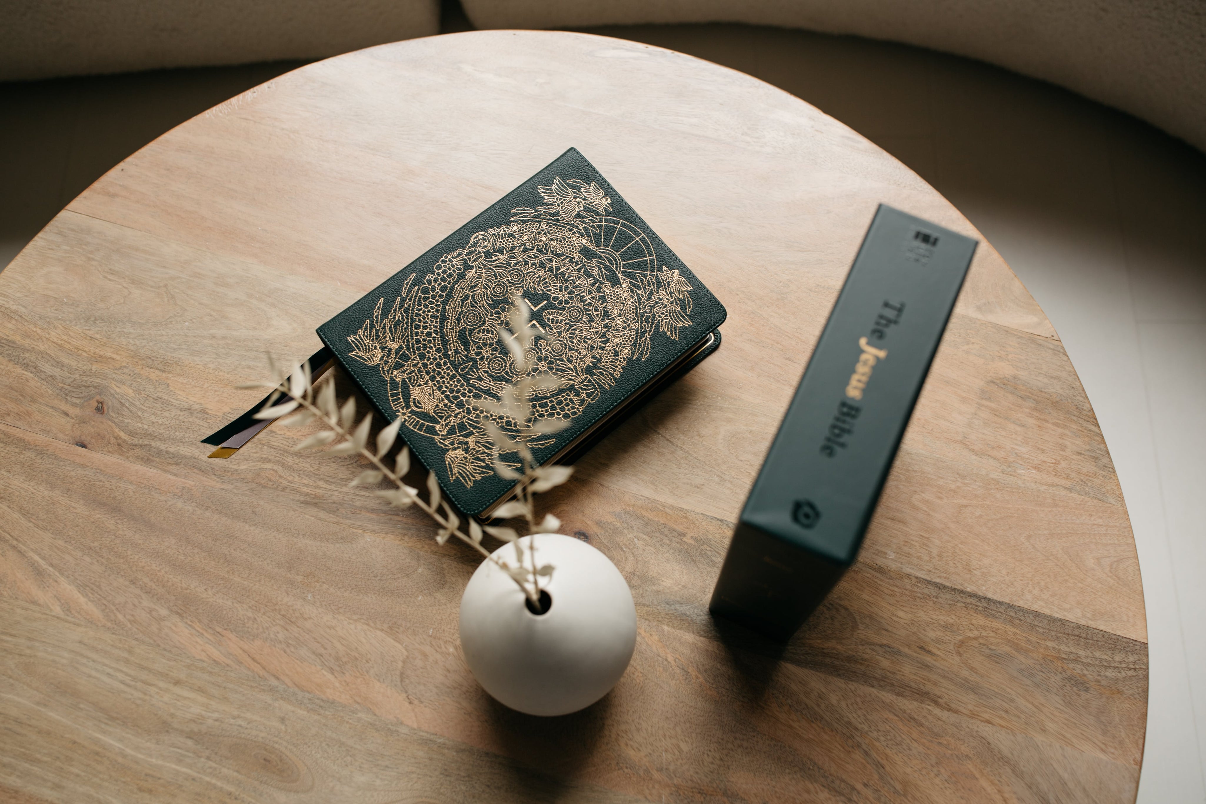 The Jesus Bible - ESV - Green Genuine Leather - Limited Edition (Joshua Noom) - passion resources
