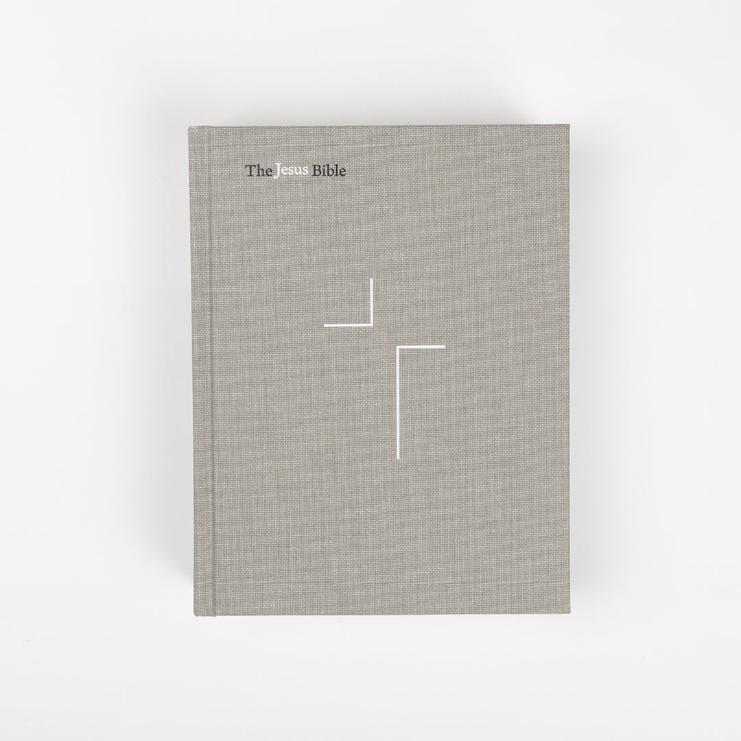 The Jesus Bible - NIV - Gray Linen – Passion Resources