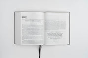 The Jesus Bible - ESV - Charcoal Linen - passion resources