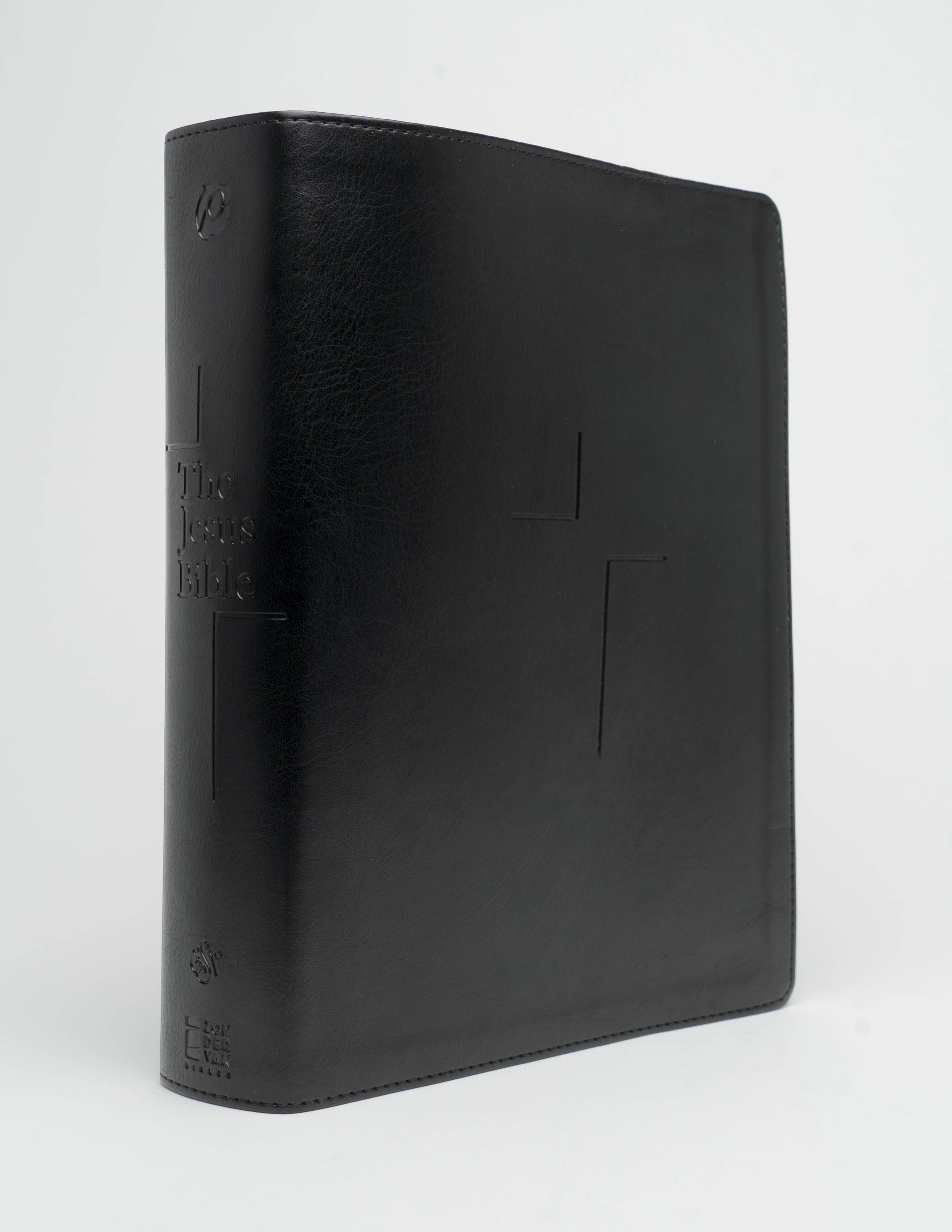 The Jesus Bible - ESV - Black Leather - passion resources