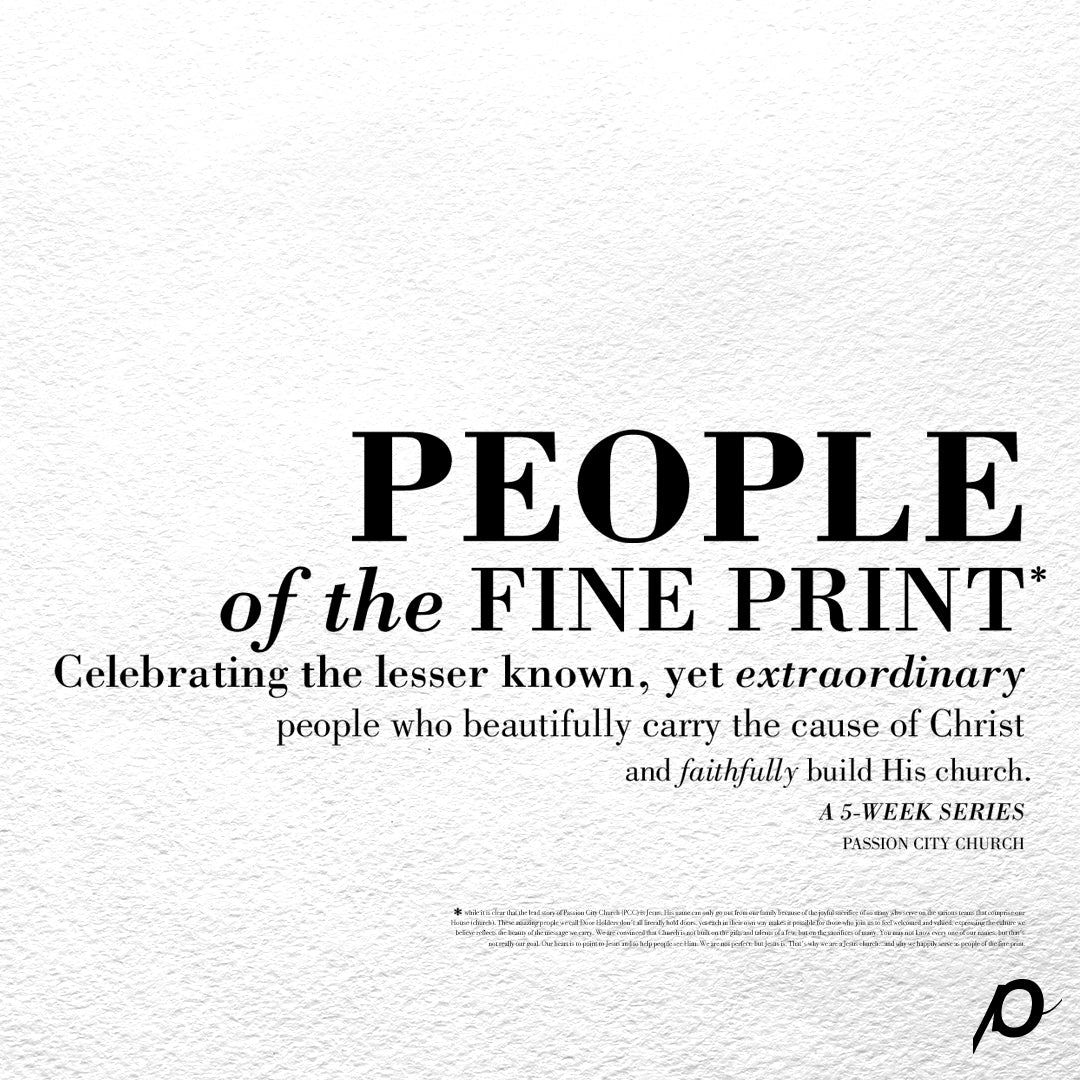 People of the Fine Print (Digital Download) - Louie Giglio - passion resources